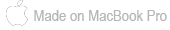 Made on a MacBook Pro