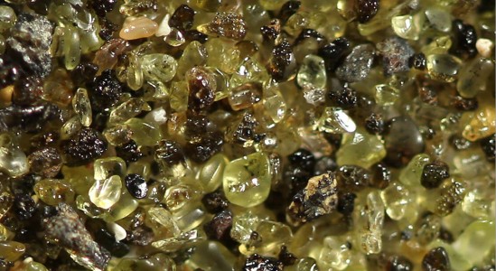 Olivine sand