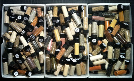 A batch of over 300 samples