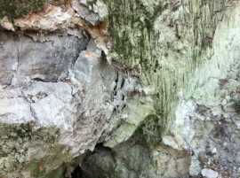 Weathered gips block